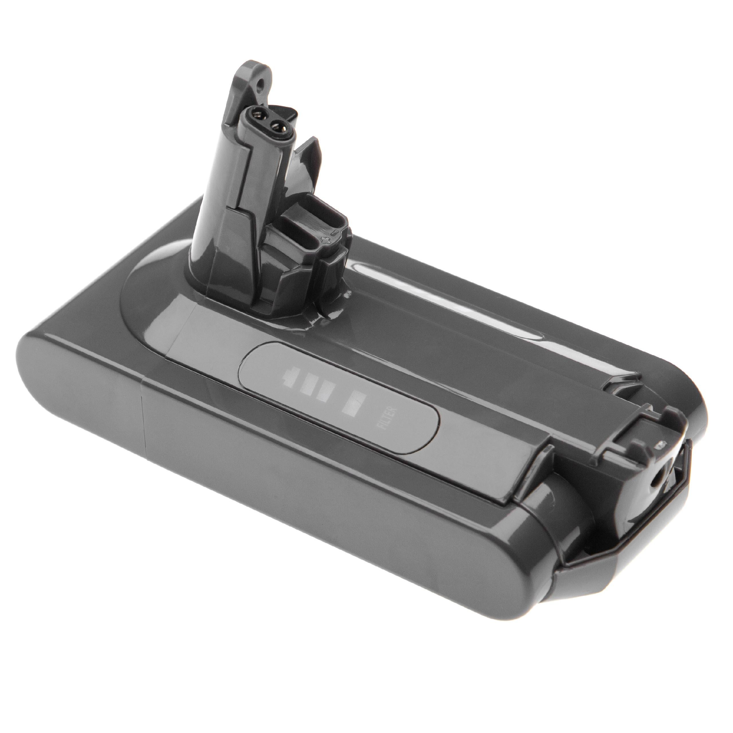 vhbw batteria compatibile con Dyson V10, Cyclone V10, V10 Absolute, V10 Animal, V10 Cyclone series aspirapolvere grigio (2500mAh, 25,2V, Li-Ion) - 5