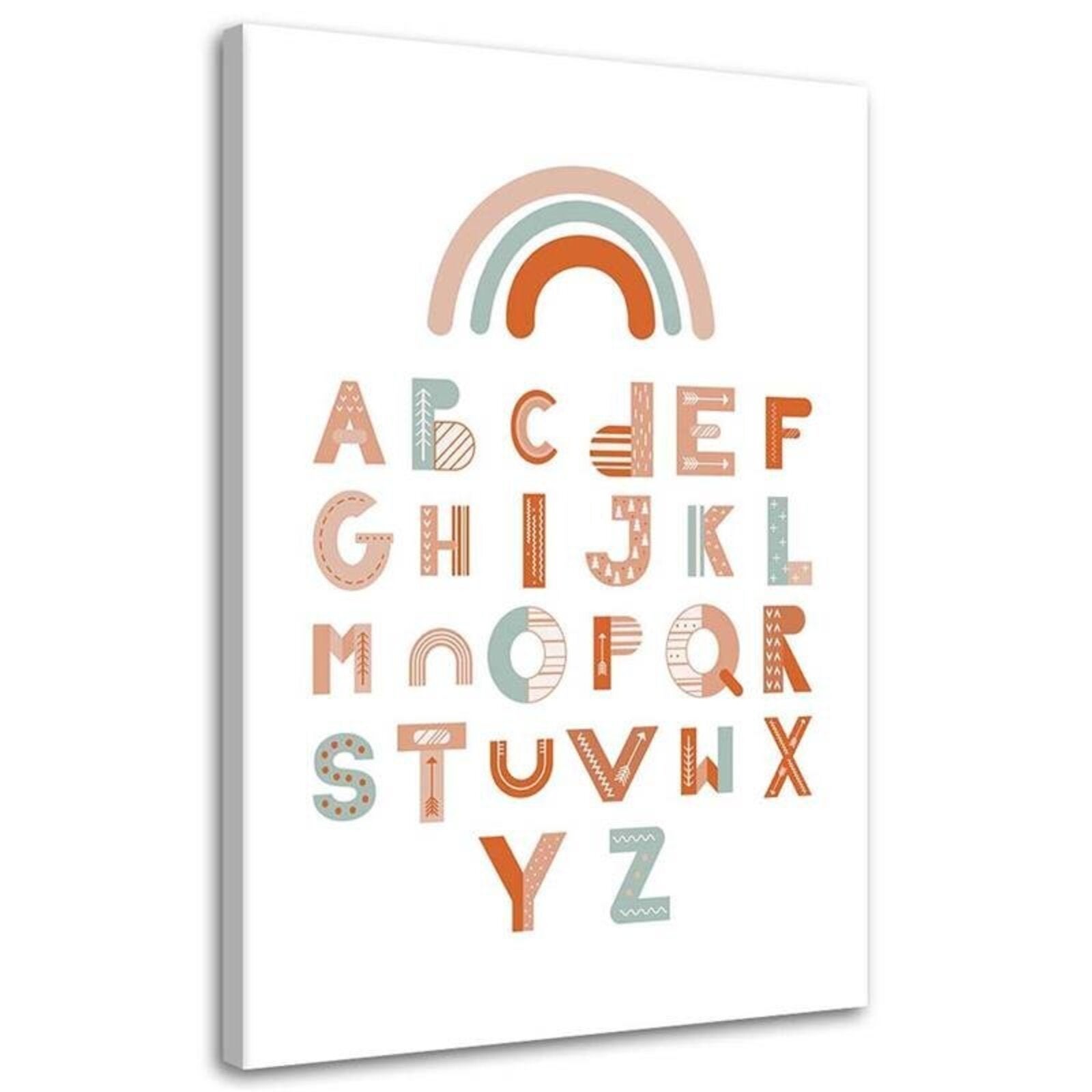 Tableau alphabet - 50 x 70 cm - 4