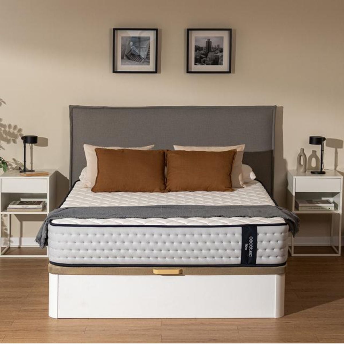 Colchón híbrido Cecotec Flow 6700 Hybrid 7 zonas blanco 26 cm - 6