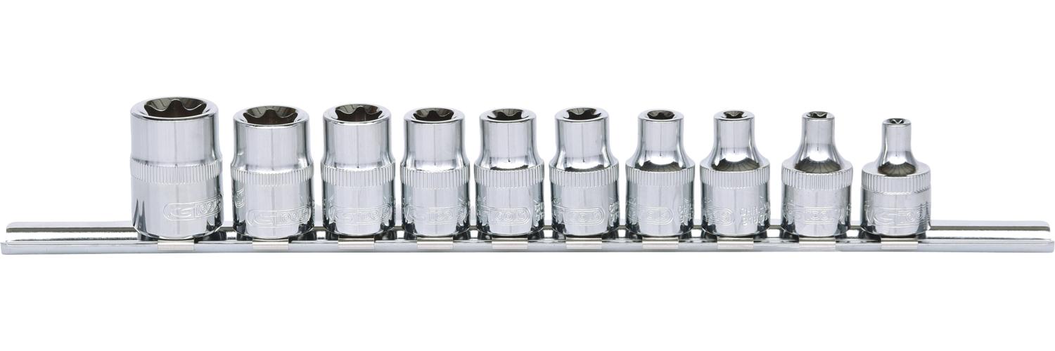 Jeu De 3 Rallonges à Verrouillage KS TOOLS - 3/8" - Chromeplus - Pour Cliquets - Neuf Dans Sa Boîte