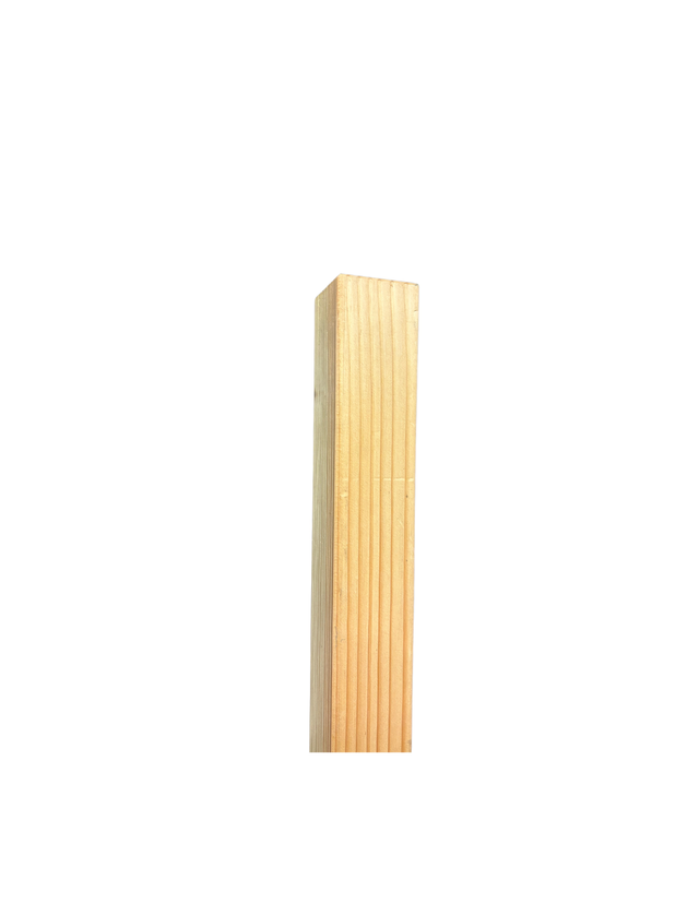 Poteau Droit Balustrade 120 Cm Bois Massif - 4 Essences Douglas L 1207 Cm