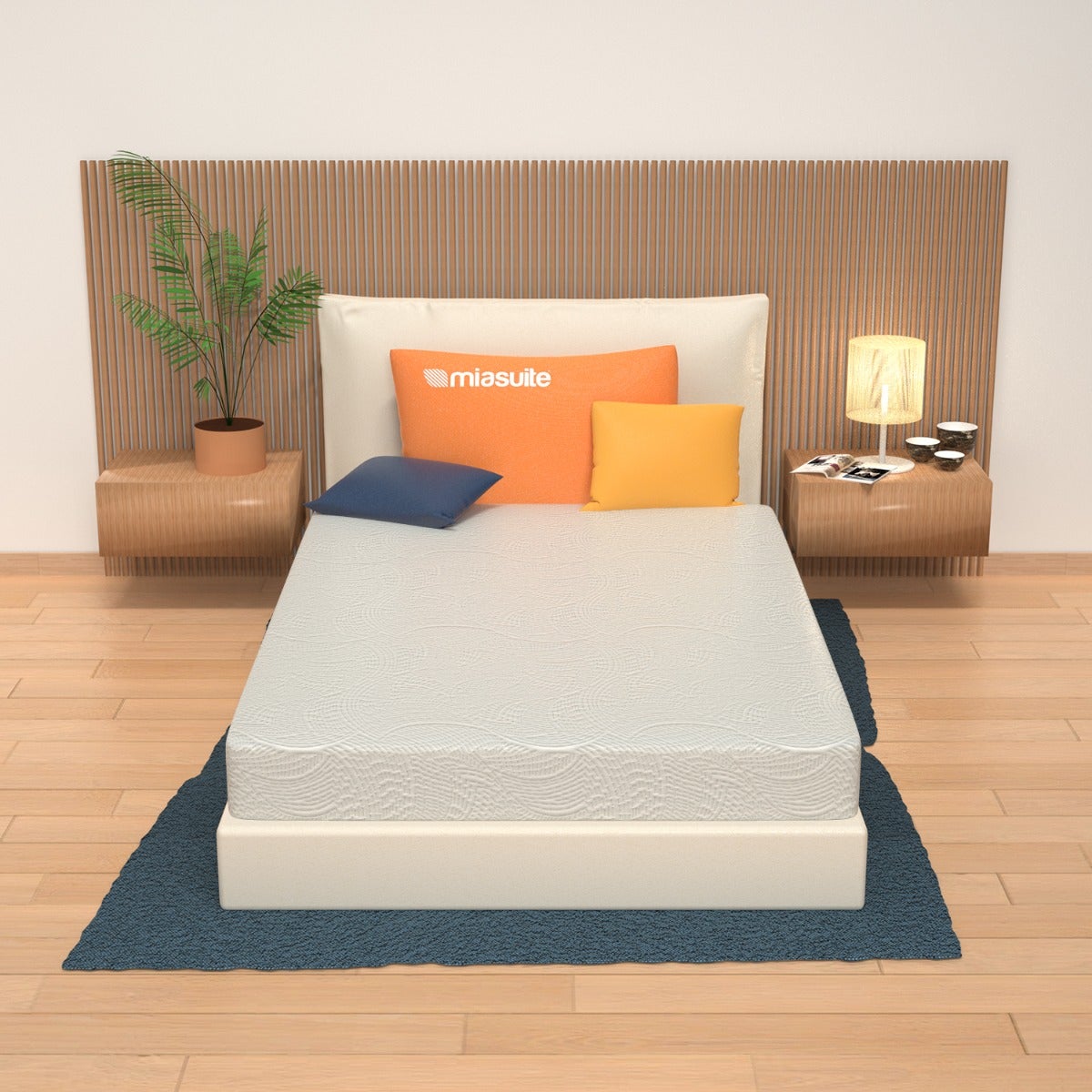 Colchón desenfundable 140x190 - altura 14 cm, Waterfoam, hipoalergénico, antiácaros, transpirable | Sim - 5
