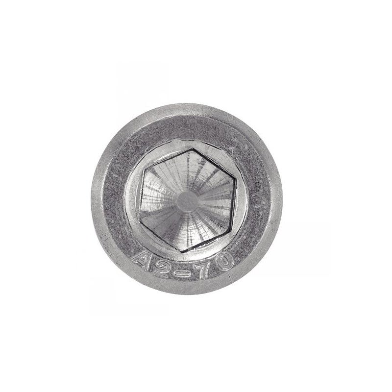 Vis à métaux tête cylindrique 6 pans creux A2 DIN 912 4X8 boîte de 100 ACTON 672014X8 - 3