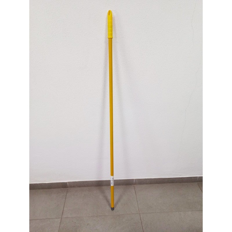 Escoba Superficies Delicadas, Cepillo de Barrer, Cerdas Suaves, Recomendado para Parquet, 32x11x8 cm + Palo Amarillo 140 cm - 7