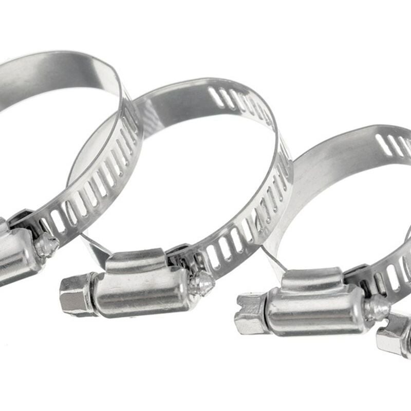 Jeu de colliers de serrage réglables en acier inoxydable 304 8-38 mm, 60 pièces - 3