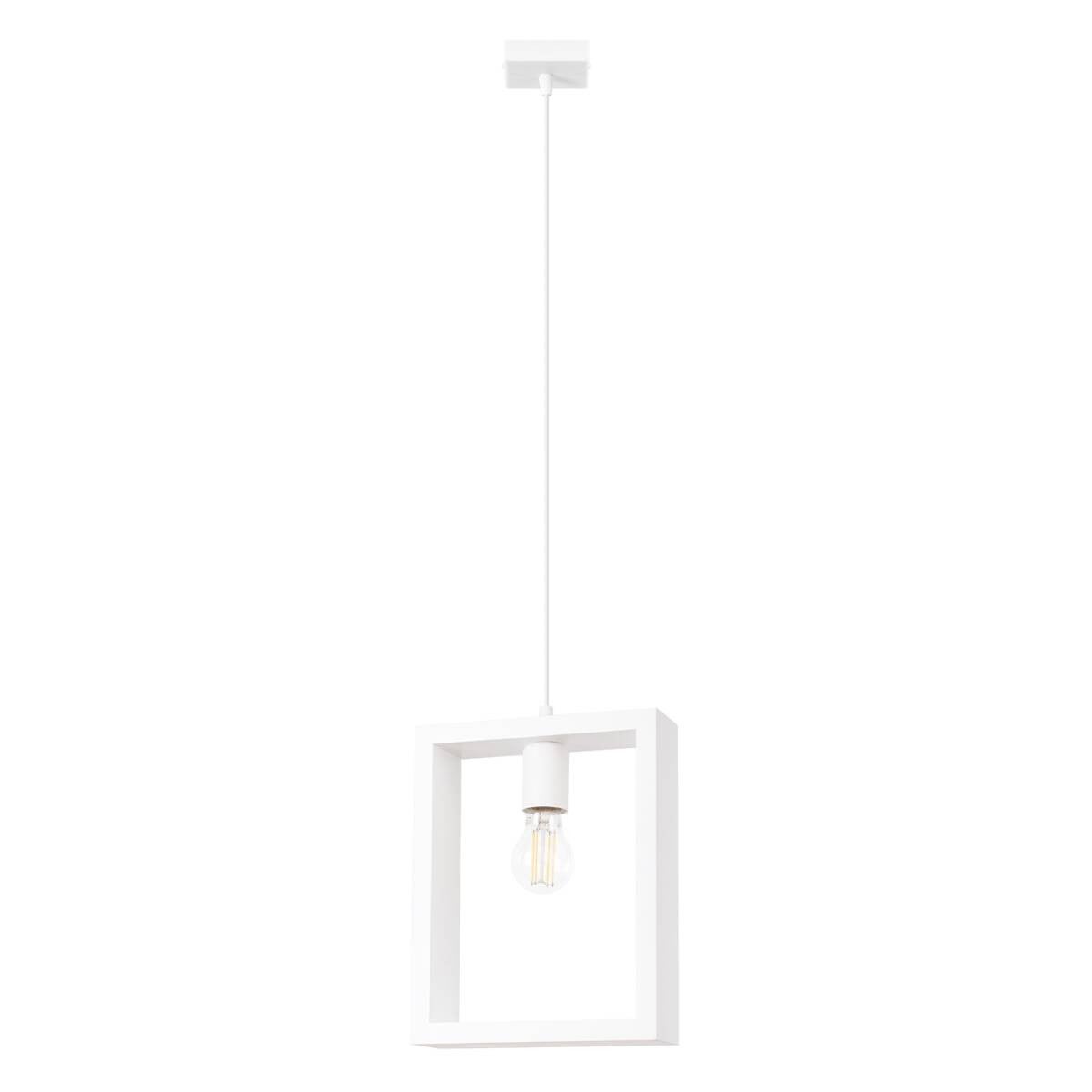 Lampa wisząca Aries biała 1xE27x15W wym: 133 x 24 x 8 cm metal Sollux Lighting