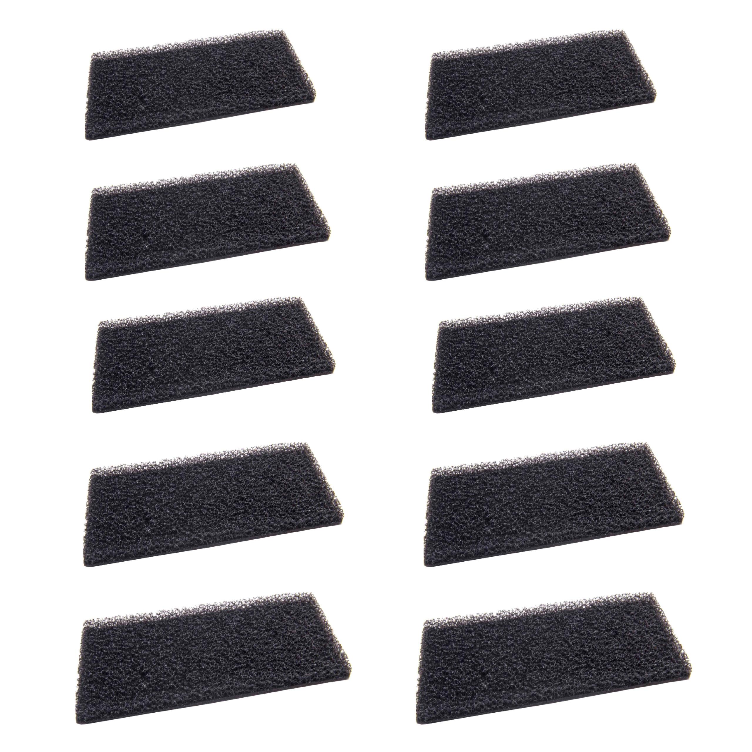 vhbw 10x filtre mousse compatible avec Bauknecht TK Ecopro 8, TK Care E71 B, Eco Star 7, TKPLUS75A2Di, TK85A2Di sèche-linge - 2