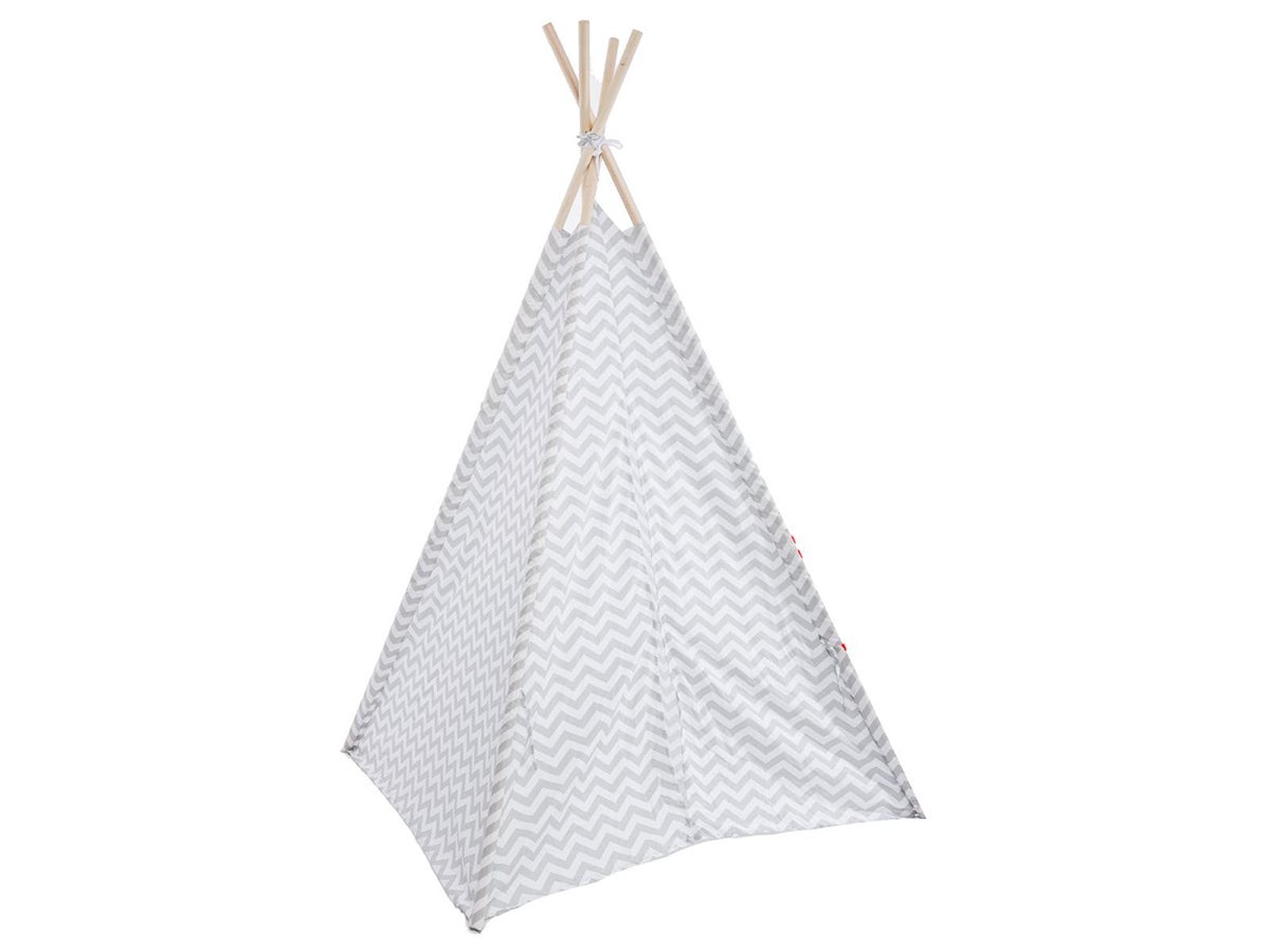 Tipi Enfant Avec Tapis Gris 120x120x160cm