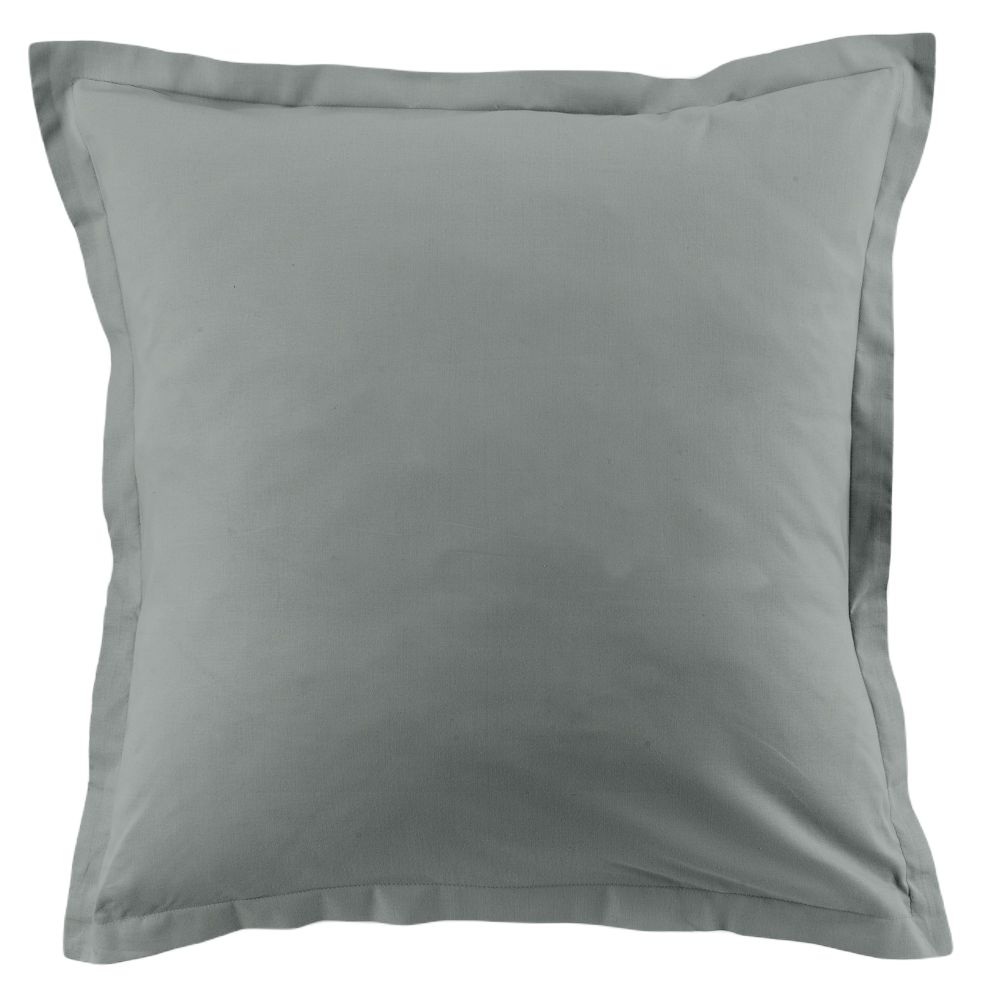 Housse de couette 240x260 cm + 2 taies d'oreiller carrées 100% Coton 57 fils Silver - 3