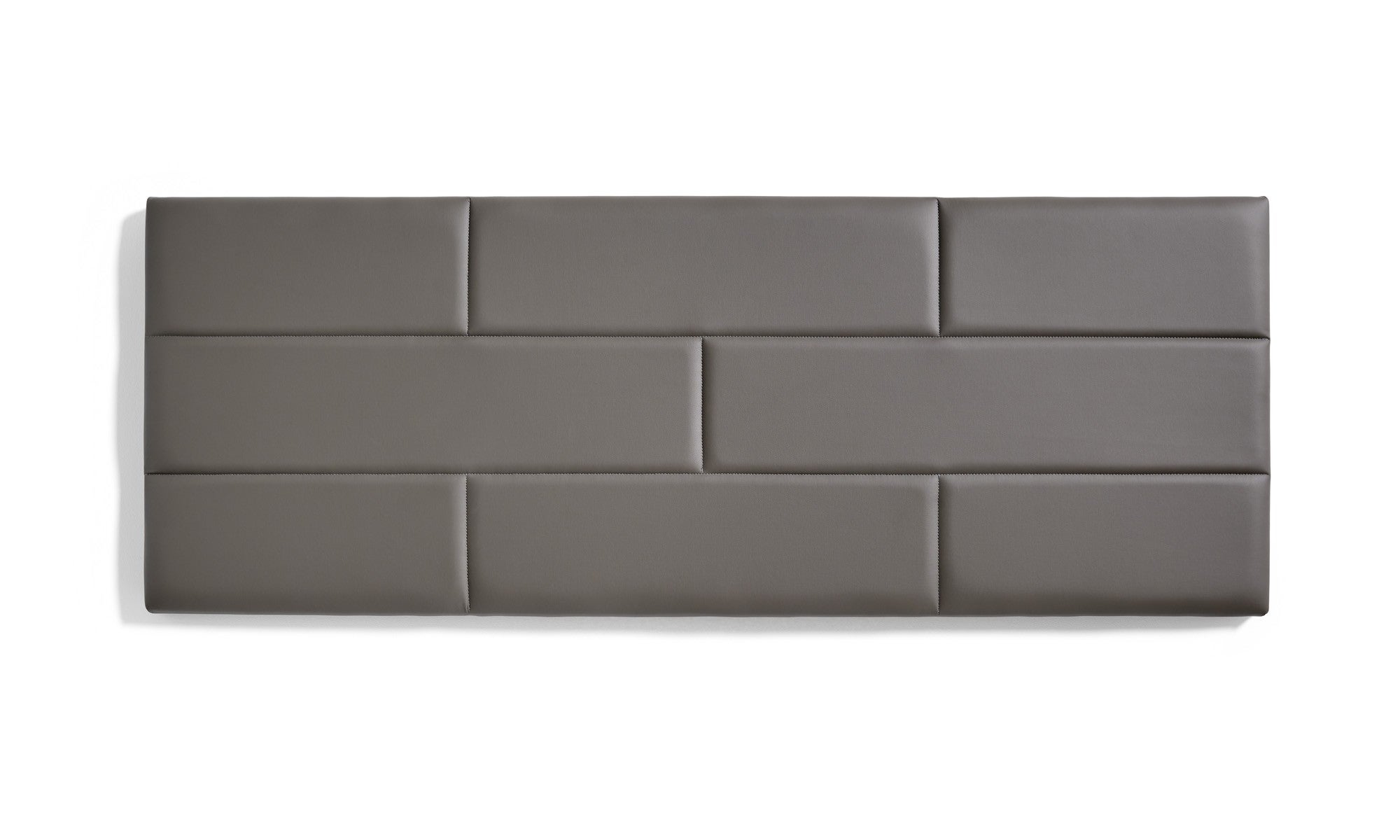 DHOME Testiera Velluto Liscio con Bottoni 150x60 Letti 150/160 - Grigio