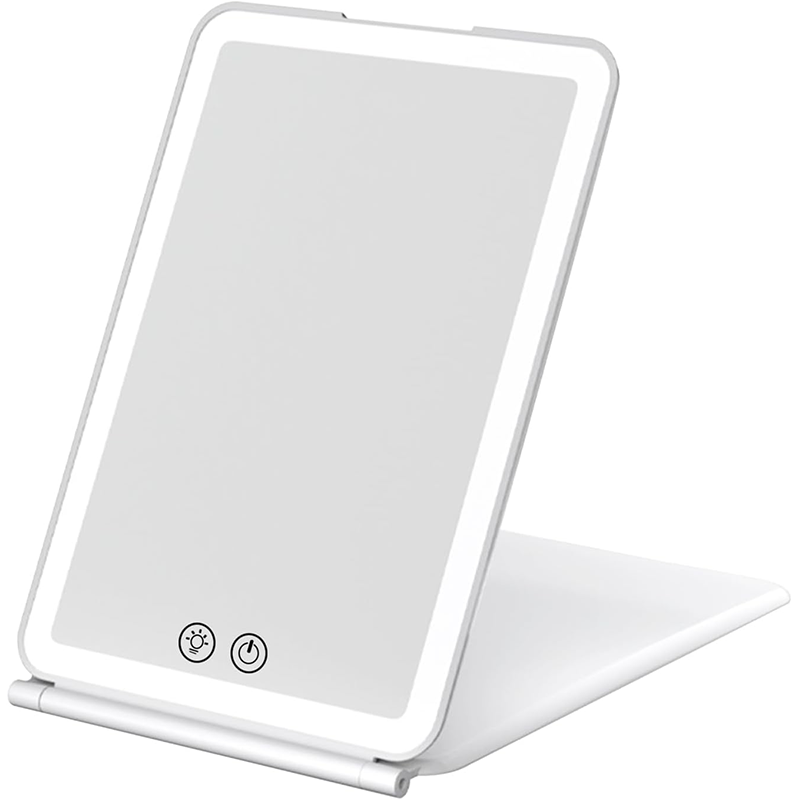 Miroir de maquillage LED éclairé mural disponible, certifié CE/UL, horizontal et vertical, avec loupe et capteur tactile - Chine Décoration maison, miroir
