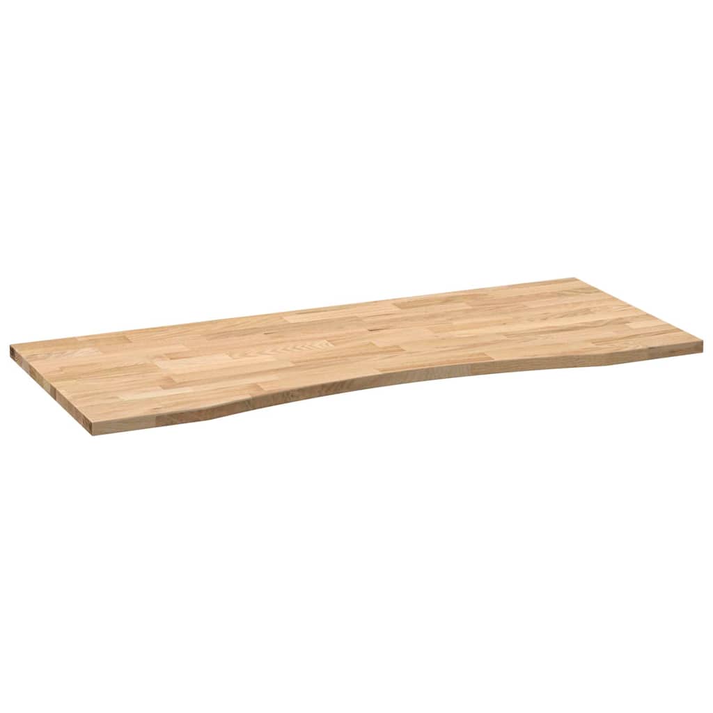 Dessus de bureau non traité, rectangulaire, en bois massif de chêne - 4