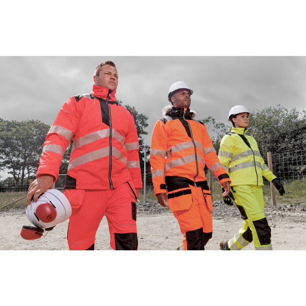 Veste de pluie haute visibilité Portwest VISION Orange / Noir 3XL - 9