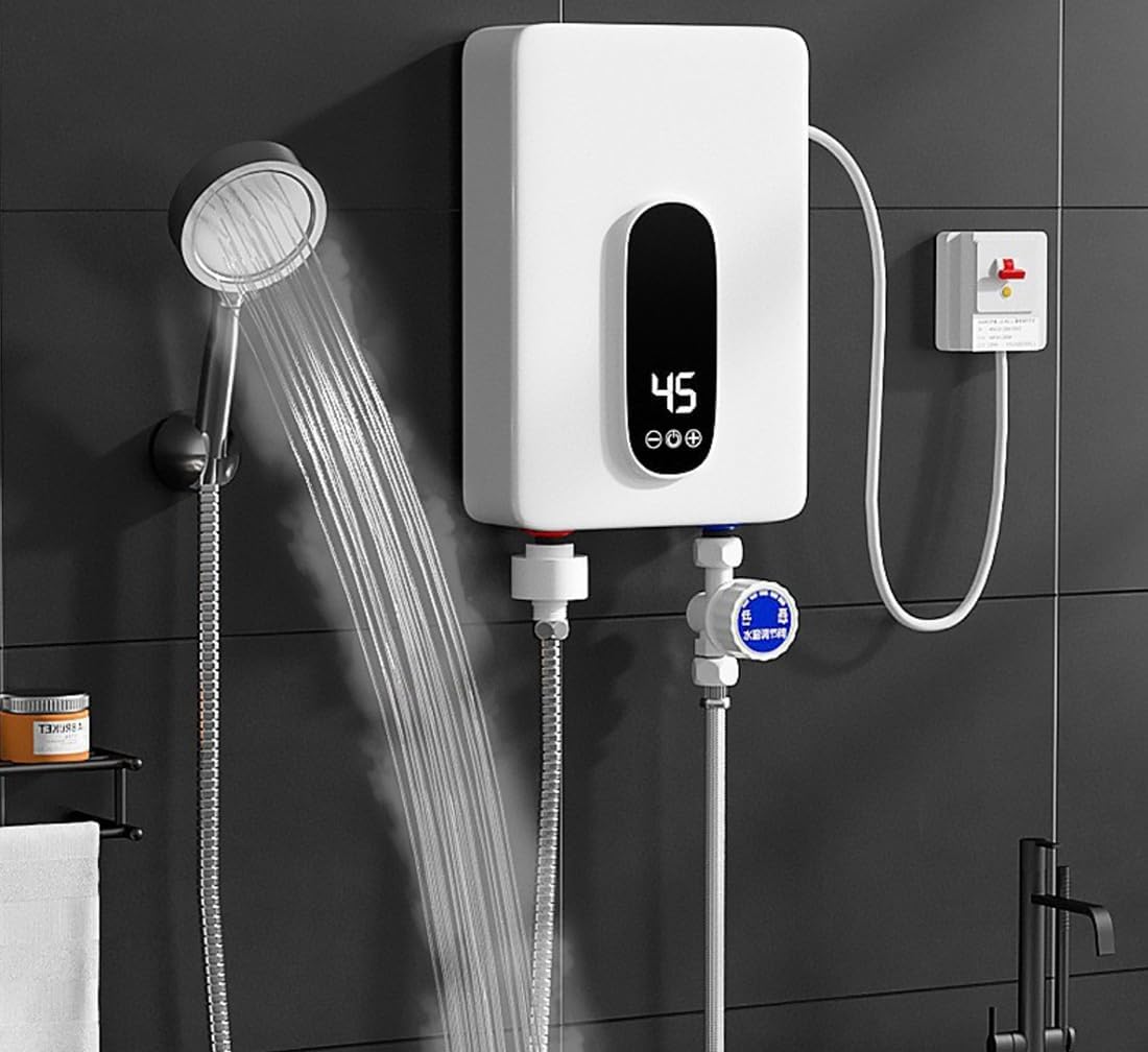 Przenośne elektryczne podgrzewacze wody przepływowe do łazienek, pryszniców i kuchni. Bez zbędnych dodatków.