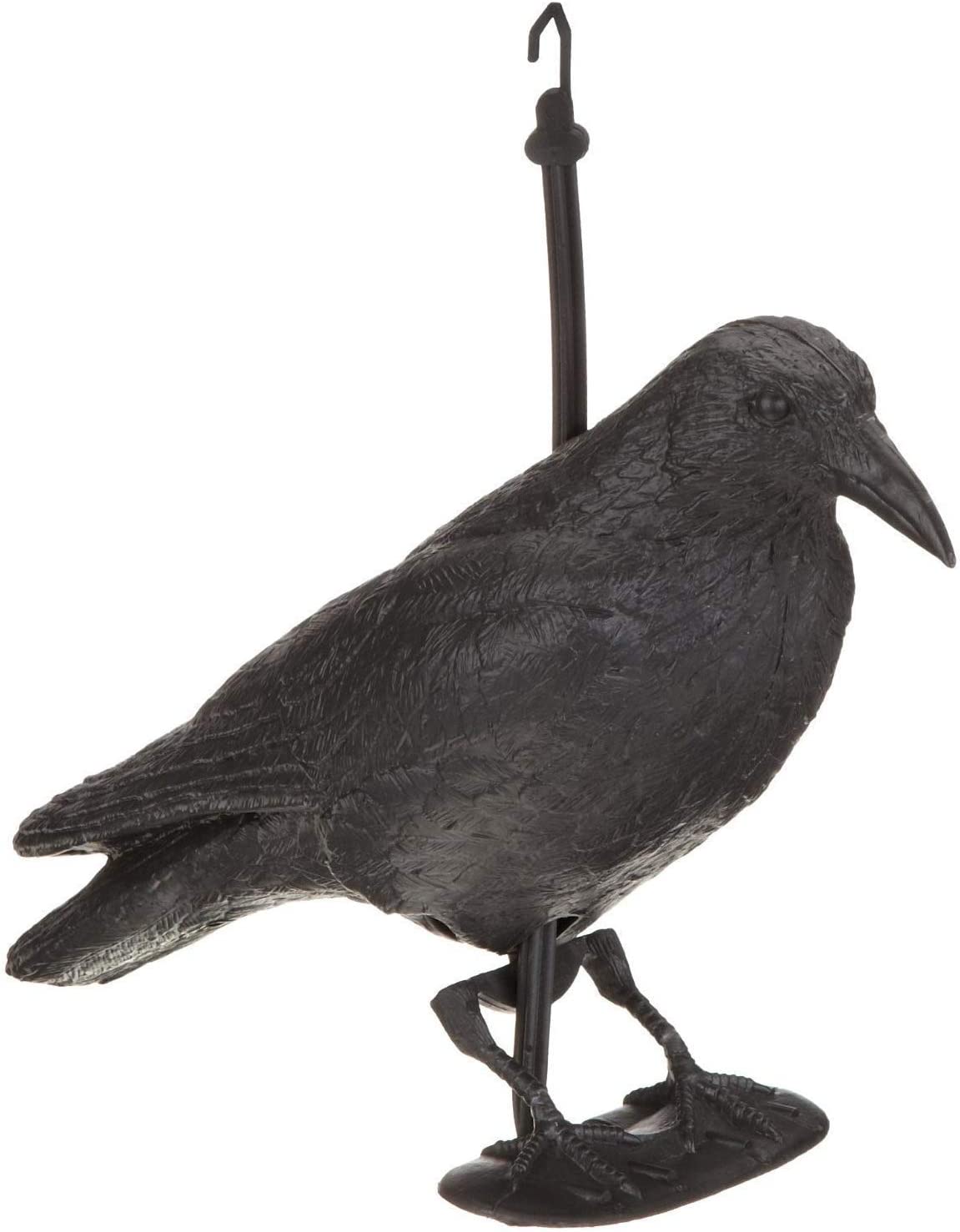 Épouvantail anti-oiseau en forme de corbeau 13x48x20cm - 2