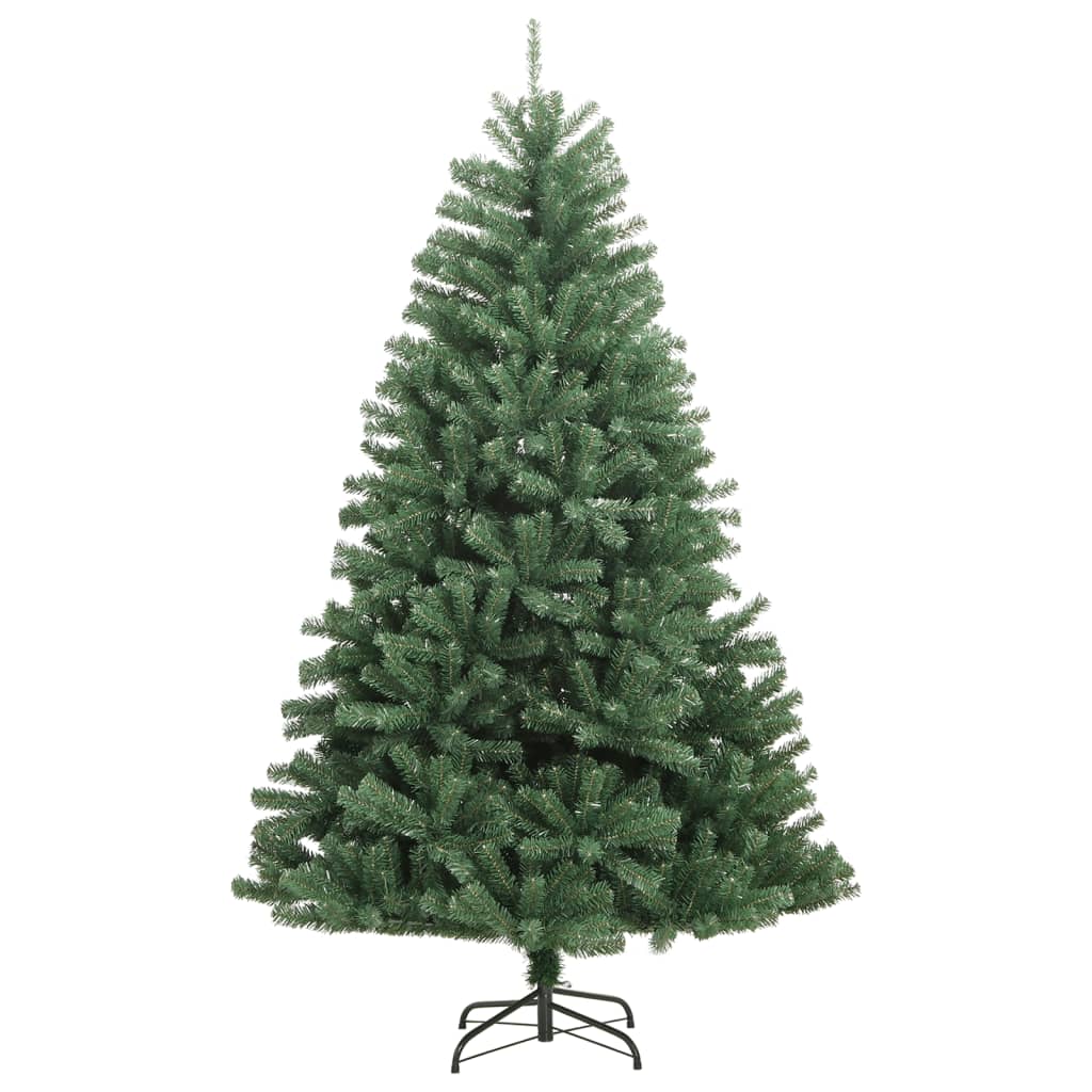 Sapin de Noël artificiel à charnières avec support vert 120 cm vidaXL - 2