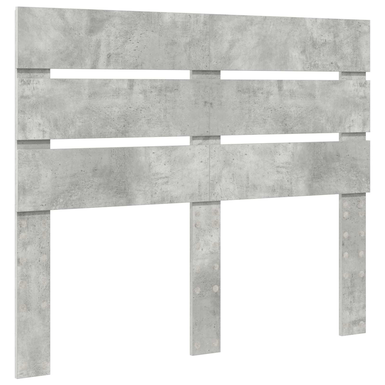 Cadre de lit aspect béton 120 x 190 cm pin massif - 6