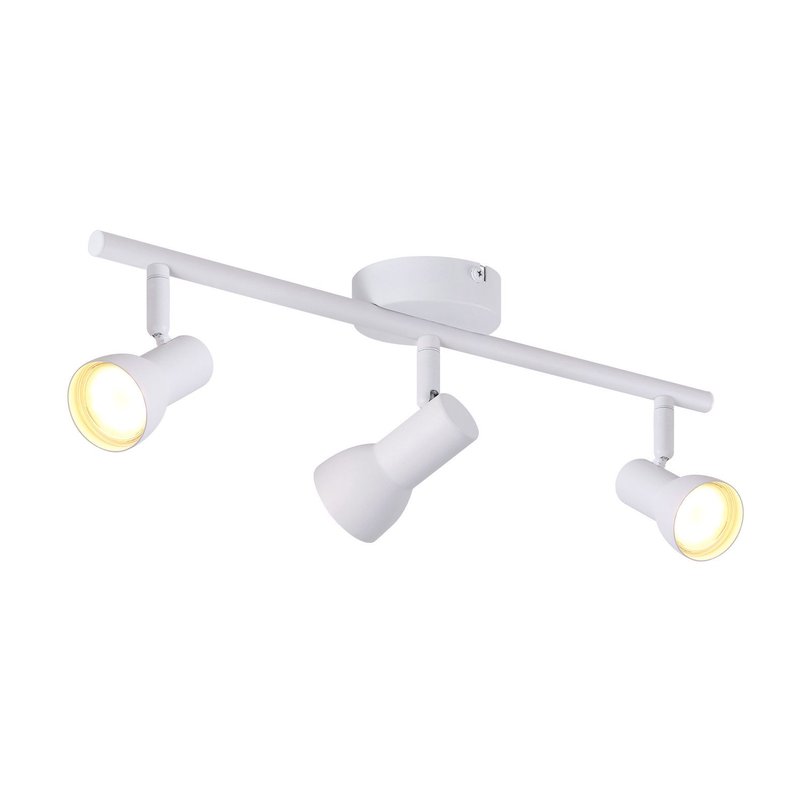 Spot de plafond NETTLIFE 3 flammes GU10, lampe de plafond rotative à 350° pour salon cuisine - 9