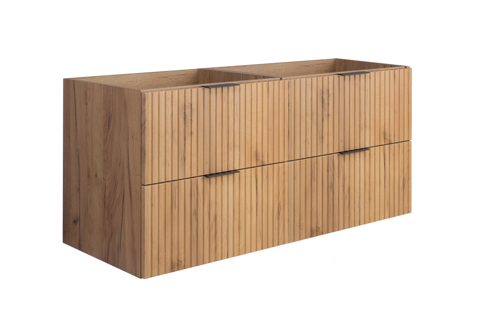 Mobile sottolavabo da bagno sospeso FLOW ROVERE 120 cm - 4