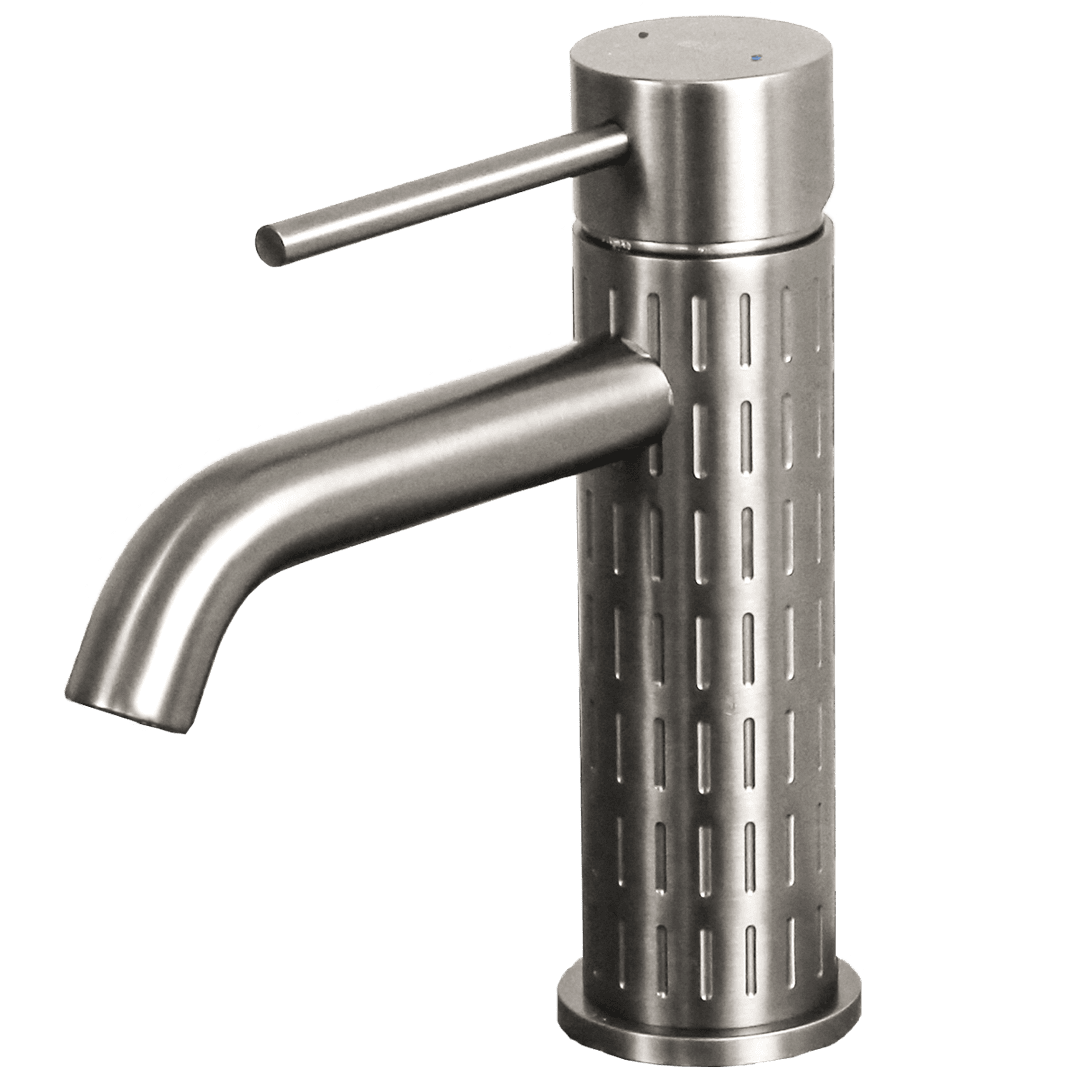 Architek bateria miedziana umywalkowa niska stal nierdzewna