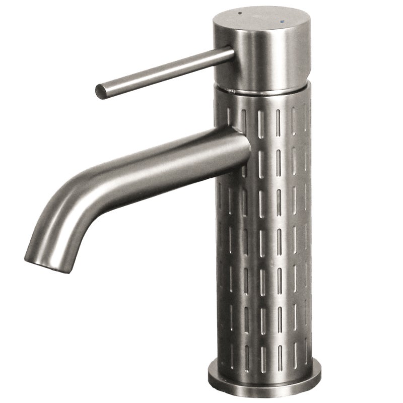 Architek bateria miedziana umywalkowa niska stal nierdzewna