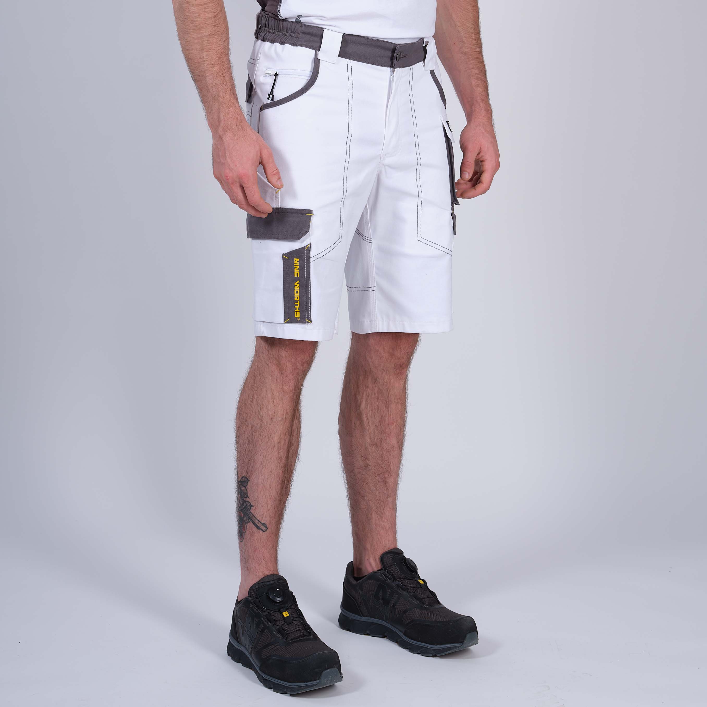Short Homme En Lin Et Coton - Taille élastique, Léger Et Respirant - Idéal Pour L'été, Plage Ou Détente