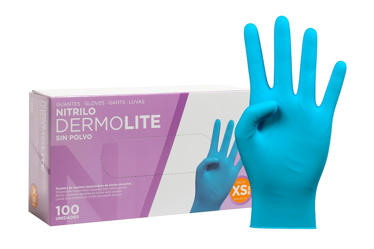 Guanti Senza Polvere Lattice Guanti In Nitrile Monouso - 100 Pezzi - Foto 10