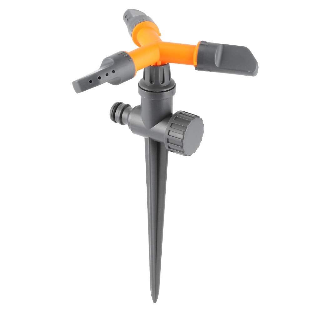 Irrigatore automatico girevole 360 gradi irrigazione giardino prato 12 ugelli
