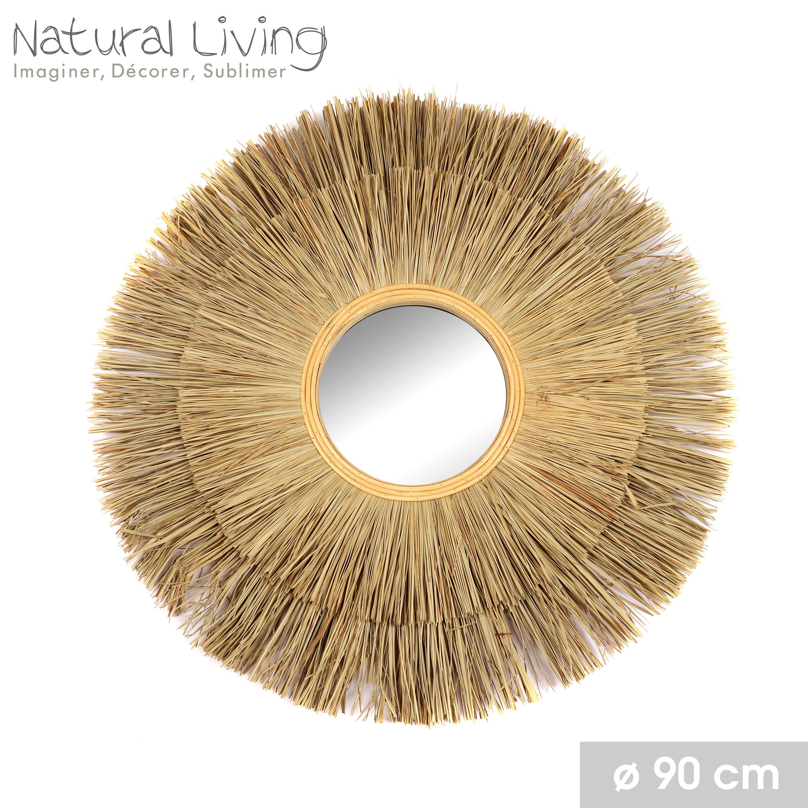 Natural Living Espejo Decorativo Lumpur / Espejo De Pared , Leroy Merlin