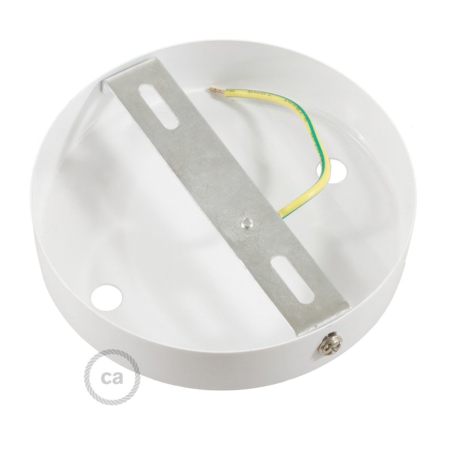 Kit rosone cilindrico in metallo a 2 fori - 3