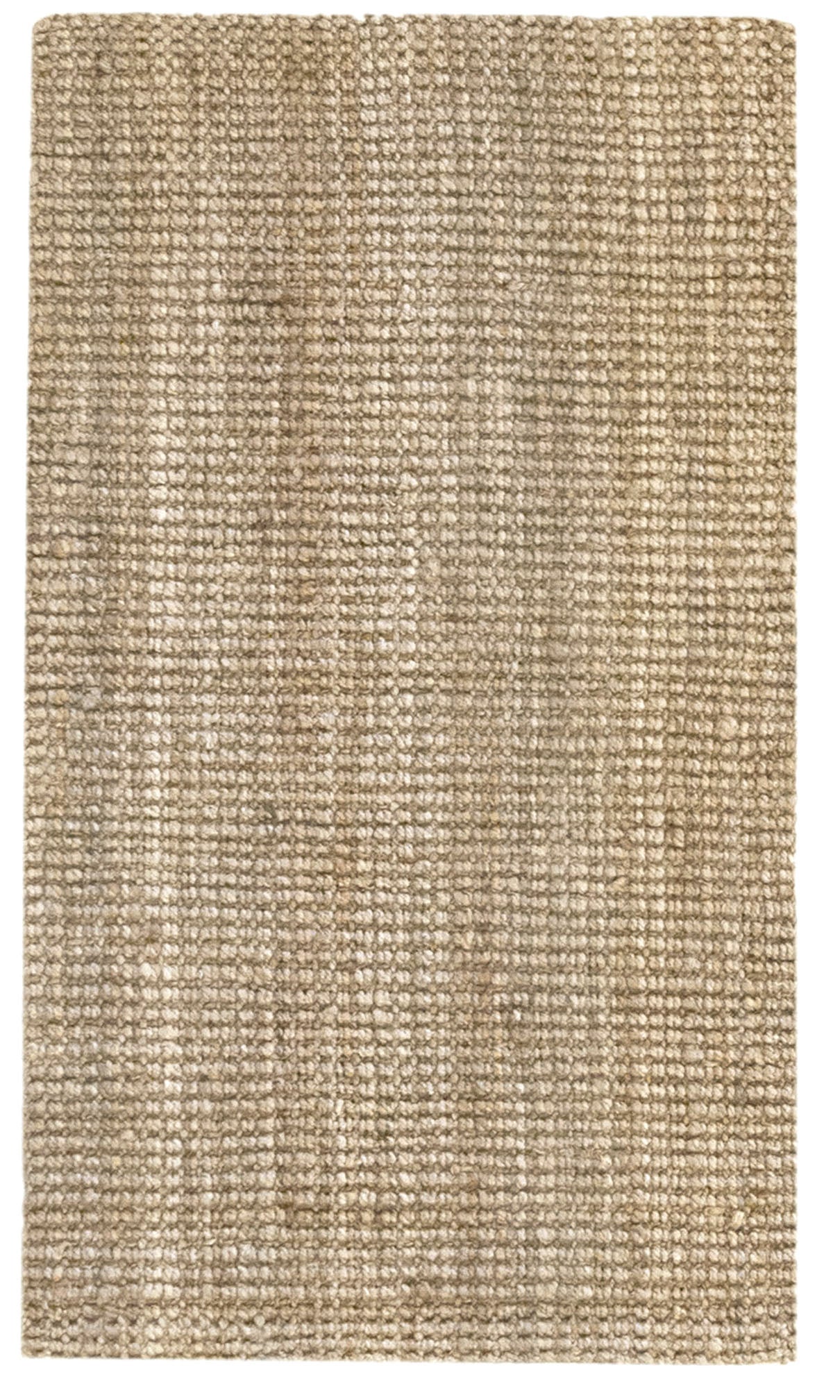 Hamid - Pack de tapis en jute bouclé naturel 110x60 cm - Tapis naturel pour salon, chambre et salle familiale - 3