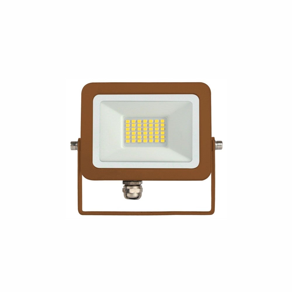 Sky 20W IP65 4000K Corten LED Outdoor Floodlight - 2450lm, Aluminum, 110° Beam Beneito Faure