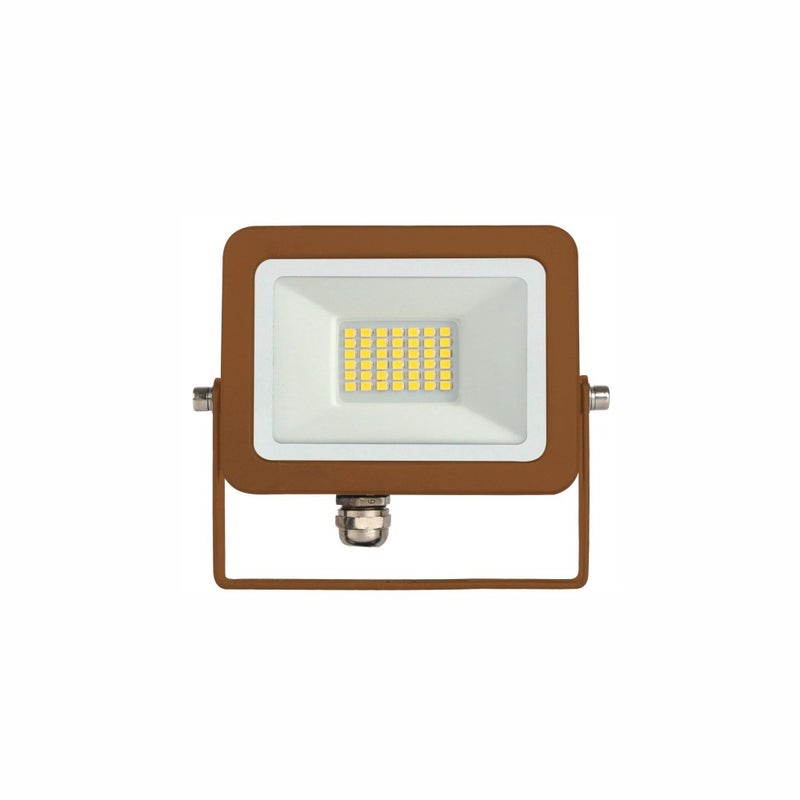 Sky 20W IP65 4000K Corten LED Outdoor Floodlight - 2450lm, Aluminum, 110° Beam Beneito Faure
