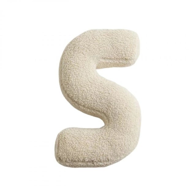 Coussins en peluche en forme de lettres, coussins décoratifs avec lettres anglaises décoratifs pour chambre d'enfant, coussins décoratifs pour sol