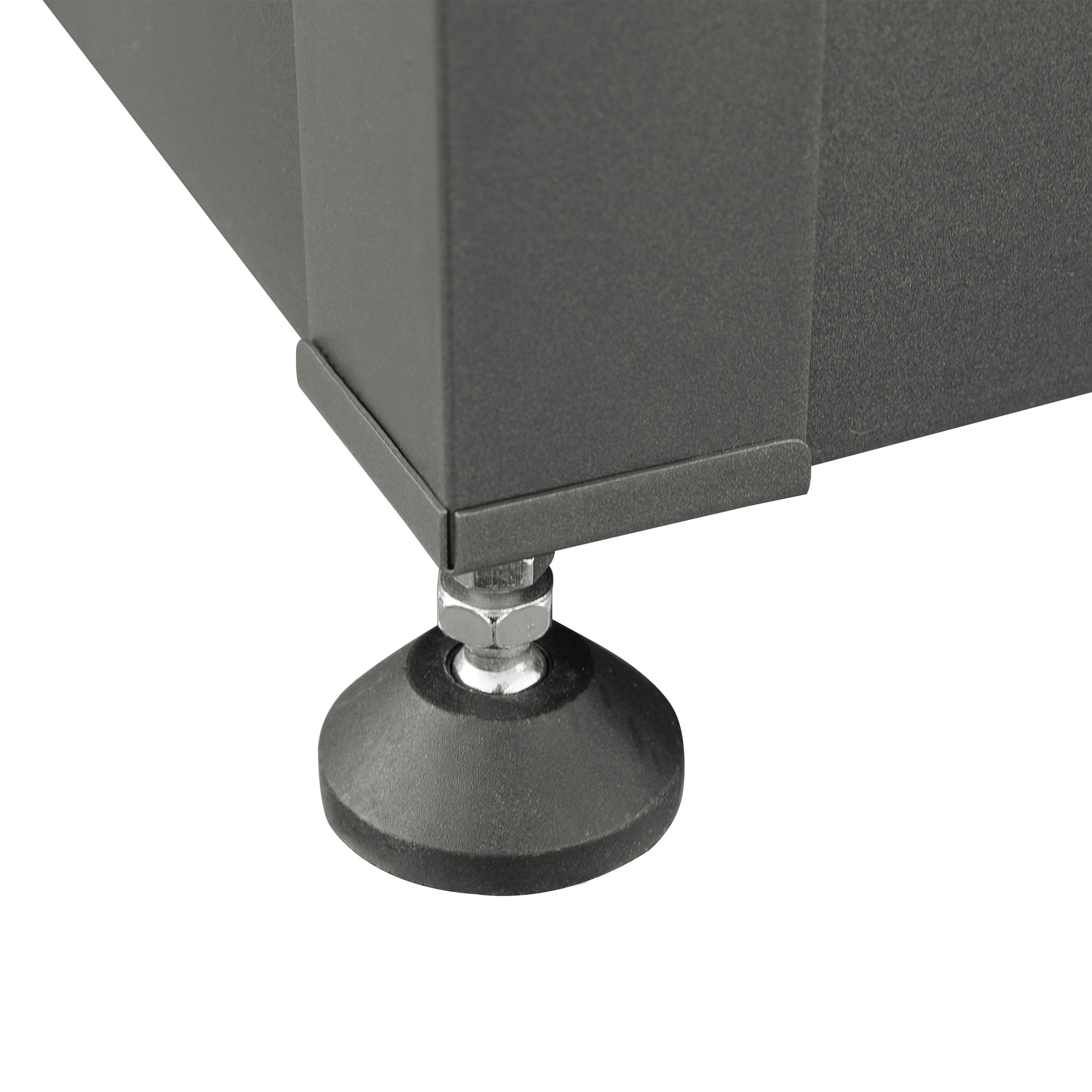 GFP Primeyard Cassapanca da giardino 162x84x72 cm baule da esterno metallo antracite impermeabile - 6