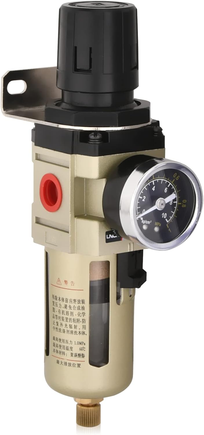 Combo FRL 3/4 Pouce - Filtre Régulateur Lubrificateur Air Comprimé 250 PSI - All Tool Depot FRL726N