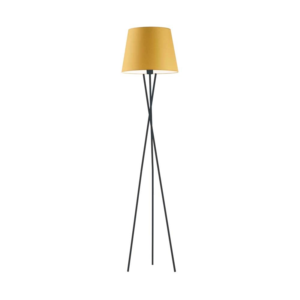 Lampa stojąca podłogowa trójnóg z abażurem stożek MORIS