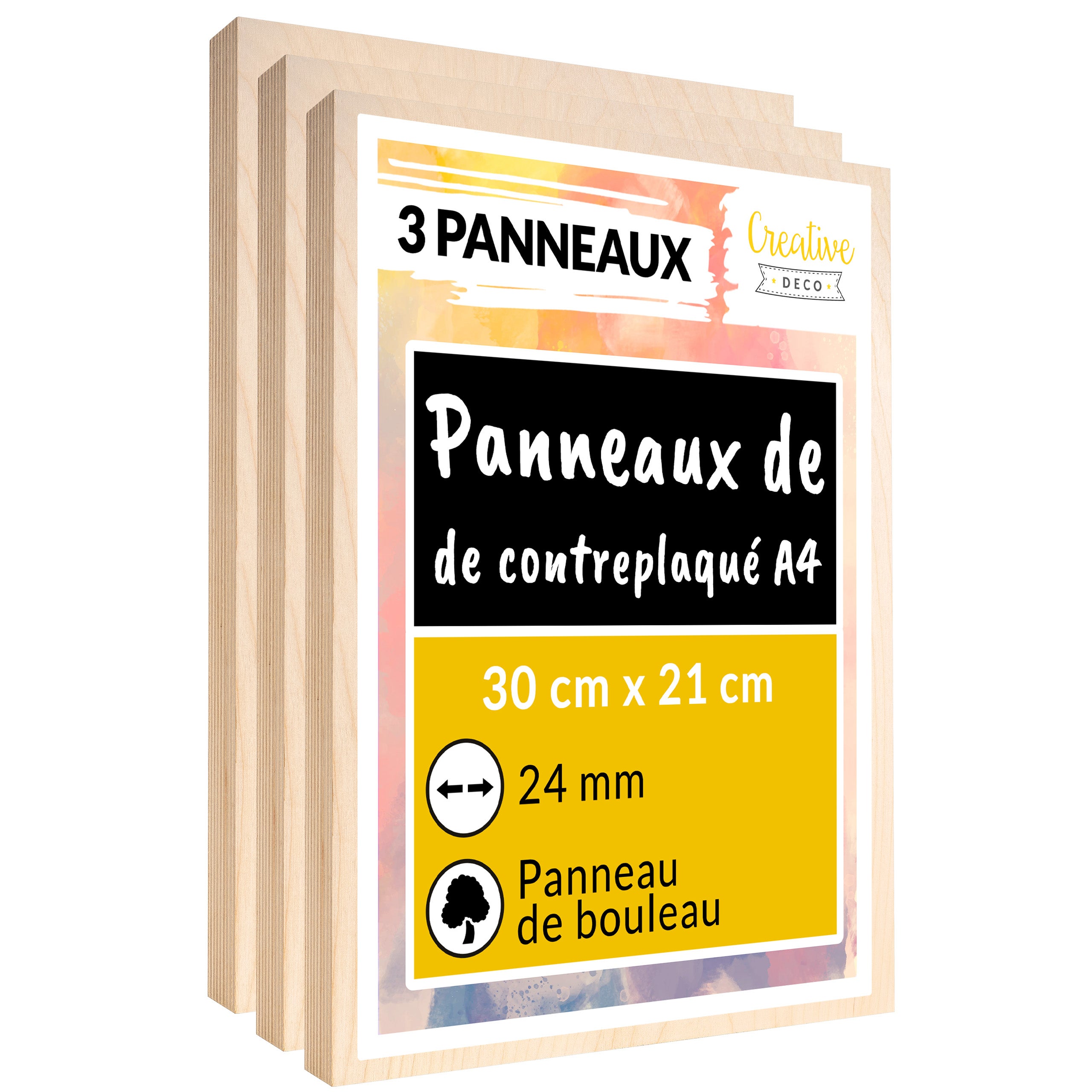 10 Planches Bois Tilleul 300x200x2mm - Panneaux Balsa Pour Maquettes - Bois Brut Bricolage Et Artisanat