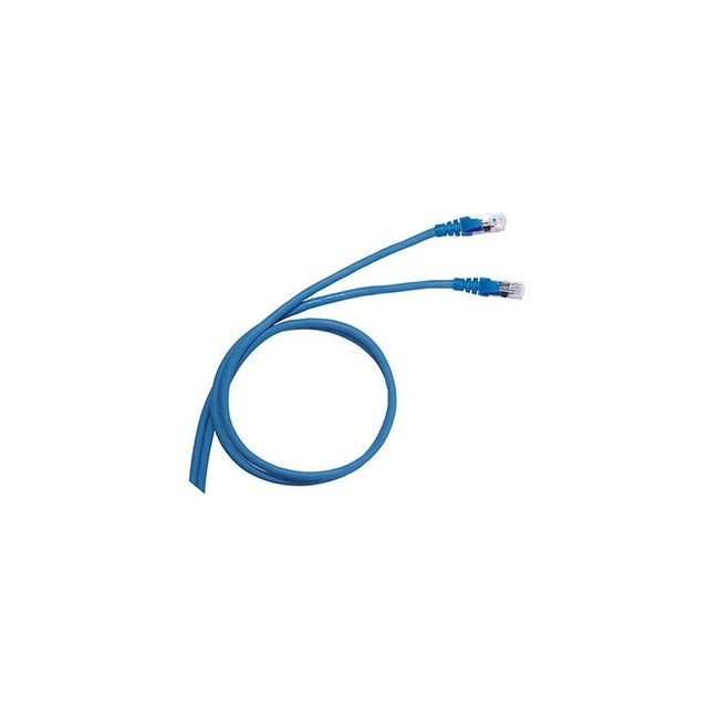 Cordon de brassage RJ45 LCS³ - Cat.6 - F/UTP écranté - 1m - Bleu
