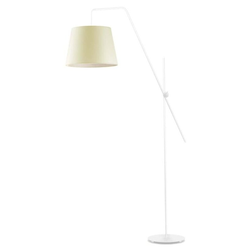 Lampa stojąca podłogowa przegubowa regulowana z abażurem stożek MODERN