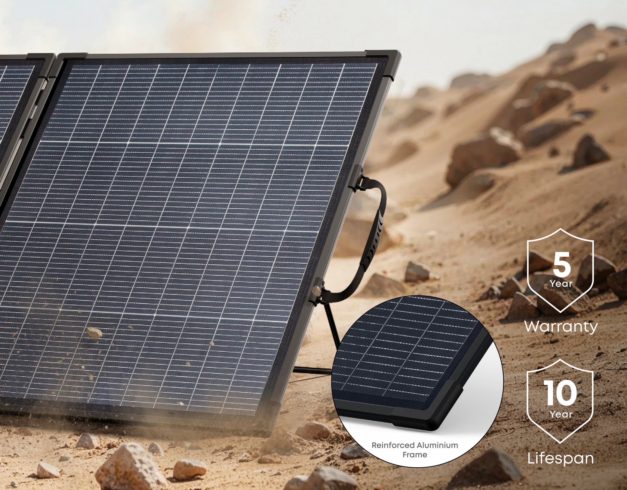 Anker SOLIX PS200 bifacjalny przenośny panel solarny 200W – do F2000/C1000X/C800X/C300X - 10