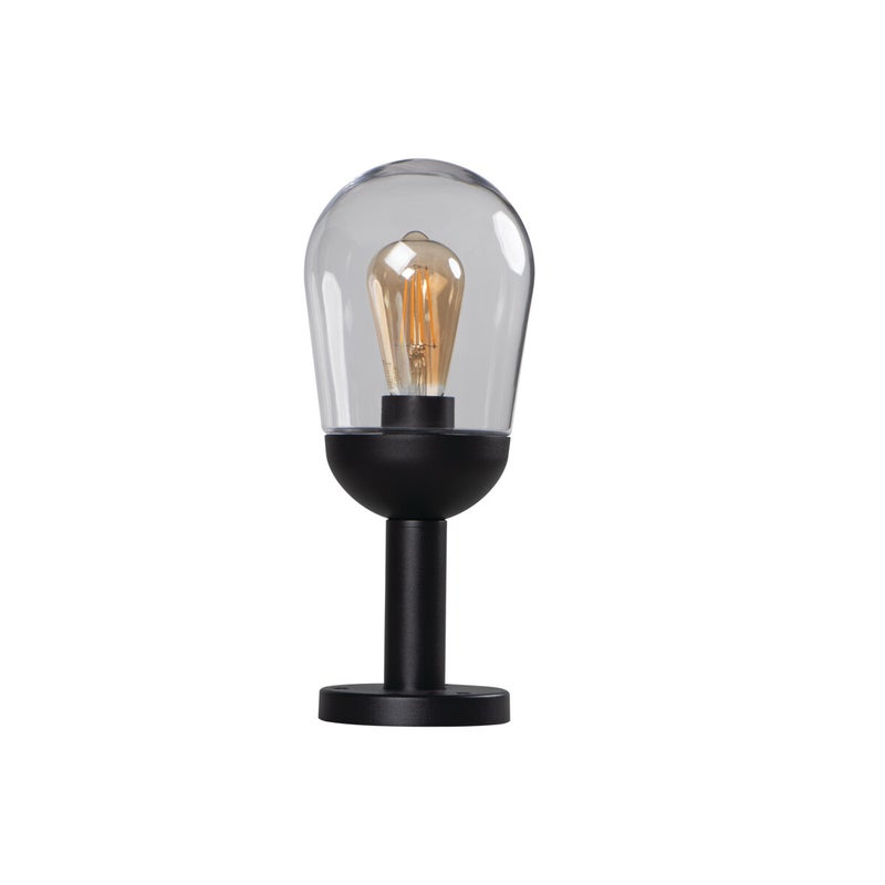 Lampa ogrodowa stojąca Liego czarna 1xE27x15W IP44 wym: 37 x 15 x 15 cm aluminium Kanlux
