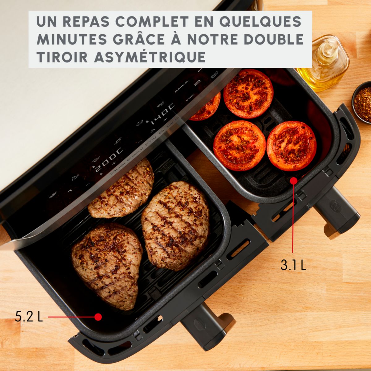Friteuse sans huile MOULINEX Easy Fry and Grill Dual XXL 8,3L EZ905D20 - 3