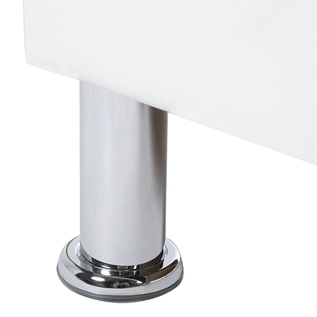 Letto contenitore Pelle sintetica METZ 140 x 200 cm Bianco - 9