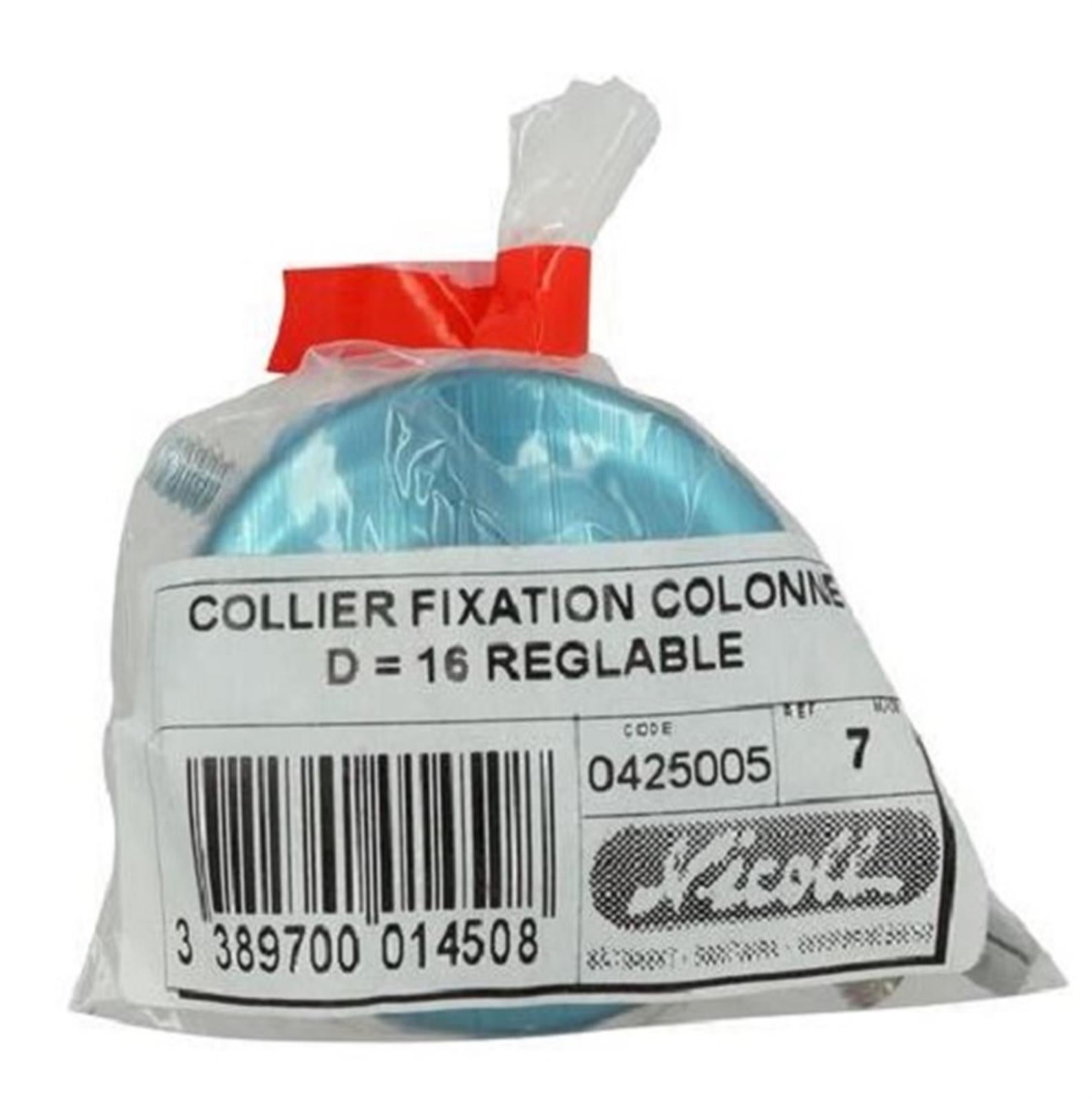 NICOLL Collier de fixation colonne Ø16 réglable - 6