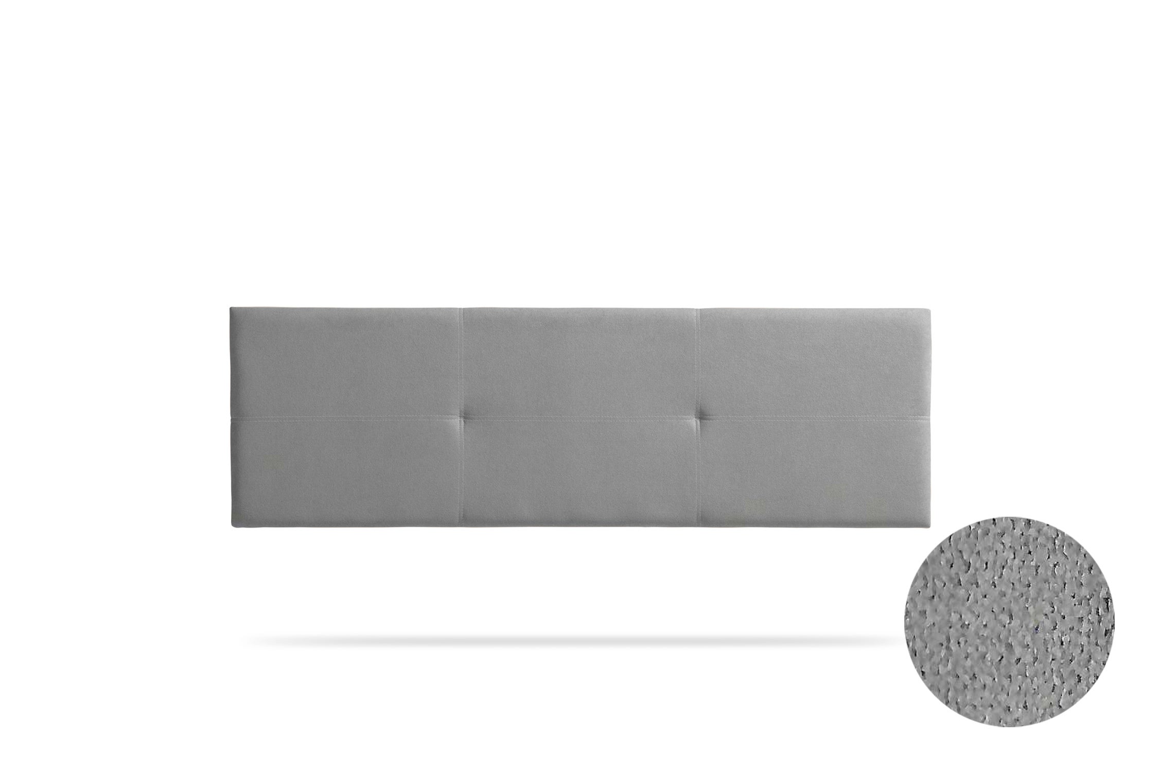 Testiera Imbottita Celia Di IDIMEX 120 Cm - Fissaggio A Parete Regolabile, Colore Greige - Rivestimento In Morbido Velluto - 4