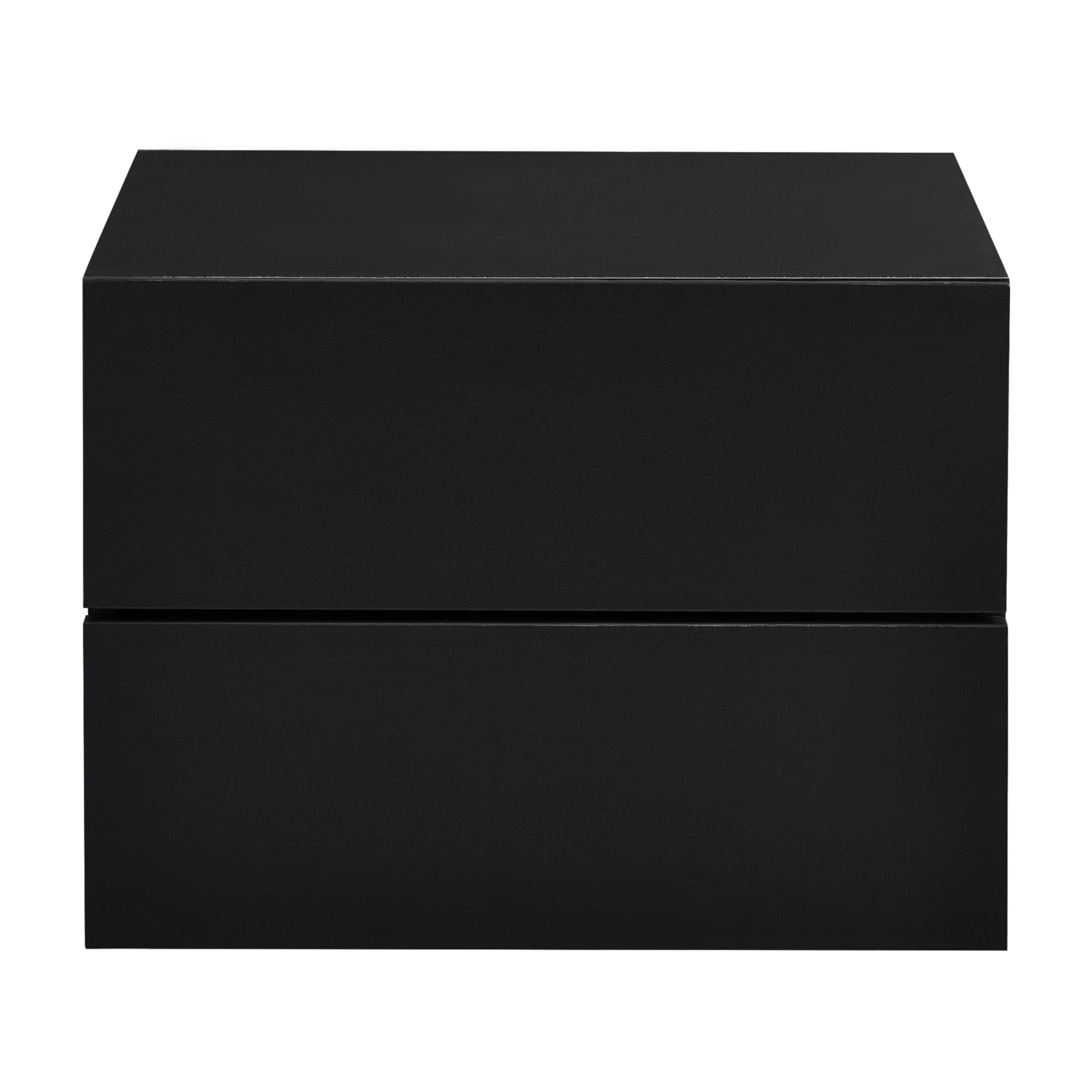 Armoire Murale Ampfing avec 2 Tiroirs 40 x 29 x 30 cm Noir [en.casa] - 4