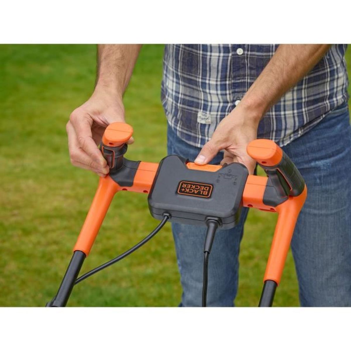 Tondeuse filaire 1600W 38cm bac 45L - 7