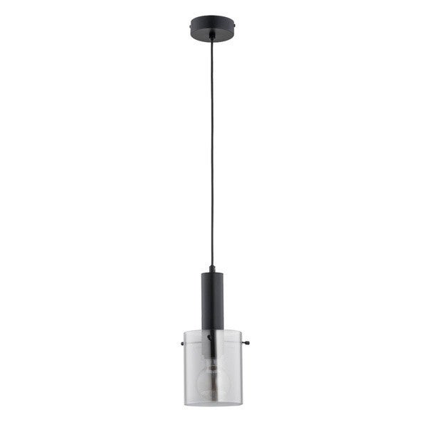 Lampa wisząca Celia czarna 1xE27x15W styl klasyczny wym: 90 x 15 x 15 cm metal Alfa