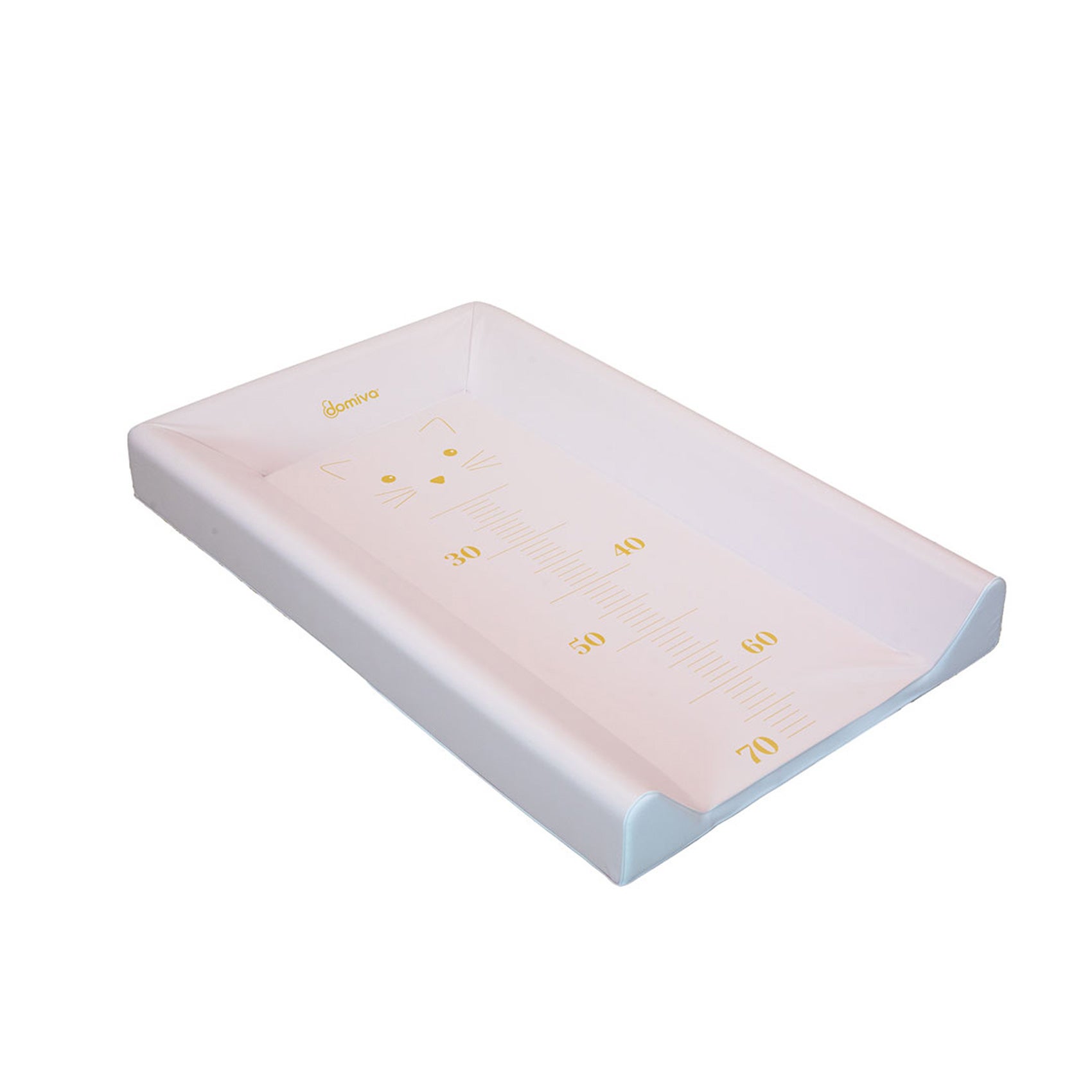 Poyetmotte - Materassino fasciatoio con 2 Asciugamani Rimovibili, Colore: Bianco, Multicolore, Taglia Unica